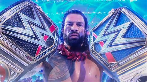 current universal championship|roman reigns title reign current.